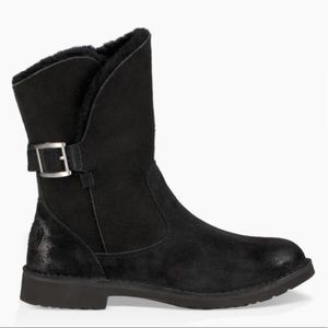 UGG Jannika Boot Women’s Black Buckle Size 9
